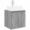 vidaXL Wandgemonteerde wastafelmeubel Grijs Sonoma 49,5 x 41 x 62,5 cm