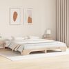 vidaXL Bedframe Naturel 180 x 200 cm Massief grenenhout