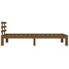 vidaXL Bedframe massief hout honingbruin 100x200 cm