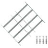 vidaXL Beveiligingsrooster voor ramen met 4 kruisbalken 3 pcs