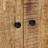 vidaXL Dressoir met 4 deuren 60x33x75 cm massief mangohout