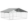 vidaXL Hondenkennel met dak 300x300x150 cm