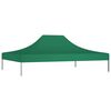 vidaXL Partytentdak 270 g/m&sup2; 4,5x3 m groen