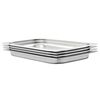 vidaXL Gastronormbakken 4 st GN 1/1 40 mm roestvrij staal