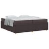 vidaXL Bedframe Donkerbruin 200 x 200 cm Stof