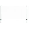 vidaXL zeshoekig gaasgek met palen 100 x 1,2 m PVC-Coated Staal Groen