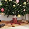 vidaXL Kerstboomstandaard 1.73 Rood 50 x 50 x 15,5 cm Staal