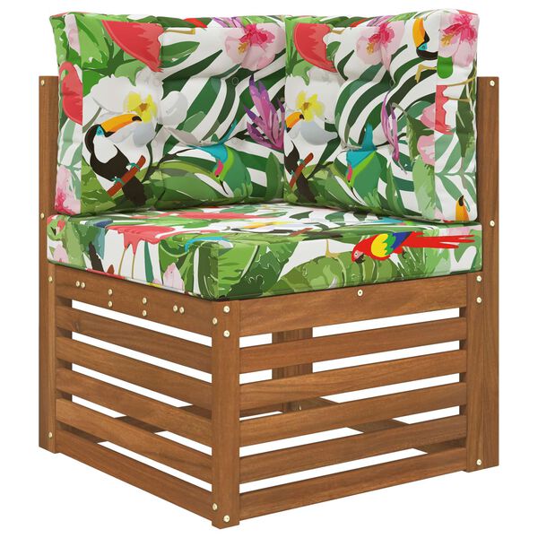 vidaXL Buiten bankkussen 3 pcs kleurrijk Polyester