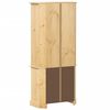 vidaXL Hoge kast Corona 74x38x170 cm massief grenenhout