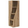 vidaXL Hoekkast Artisan Eiken 32x32x102cm Bewerkt hout