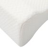 vidaXL Knee Pillow Wit Traagschuim en polyester 26 x 21,5 x 15 cm