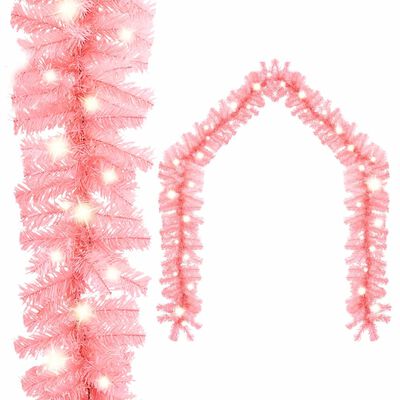vidaXL Kerstslinger met LED-lampjes 20 m roze kopen? |