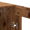 vidaXL Dressoir 69,5x34x90 cm bewerkt hout oud houtkleurig