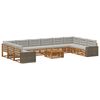 vidaXL Sofa-Sets 11 st Massief Acaciahout