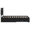 vidaXL Bedframe met lade met hoofdeinde met opslag Bewerkt hout