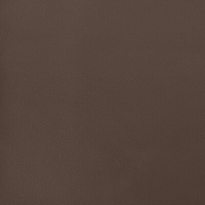 vidaXL Pocketveringmatras 140x200x20 cm kunstleer bruin