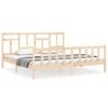 vidaXL Bedframe zonder matras massief grenenhout 200x200 cm