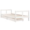 vidaXL Kinderbedframe met lades 80x200 cm massief grenenhout