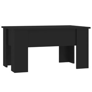 vidaXL Salontafel 79x49x41 cm bewerkt hout zwart