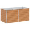 vidaXL Plantenbak verhoogd 160x80x77 cm gegalvaniseerd staal zilver
