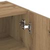vidaXL TV-kast 4 pcs artisanaal eikenkleurig Bewerkt hout