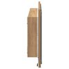vidaXL Spiegel met spiegel Artisan Eiken 90 x 8,5 x 37 cm Bewerkt hout