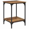 vidaXL Salontafel Oud Hout 40 x 40 x 55 cm Bewerkt hout