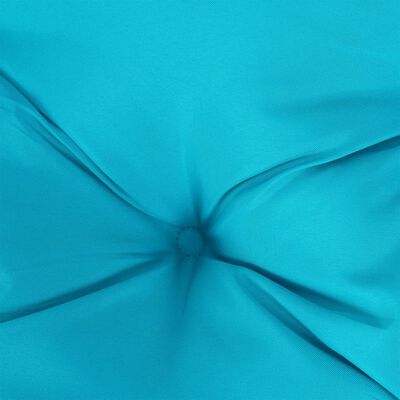 vidaXL Stoelkussens 6 st hoge rug oxford stof turquoise