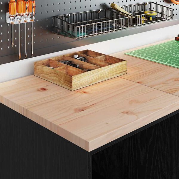 vidaXL Garagekast 40x51x85 cm massief grenenhout zwart