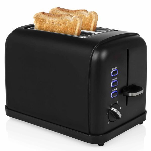 Princess Broodrooster 950 W roestvrij staal matzwart