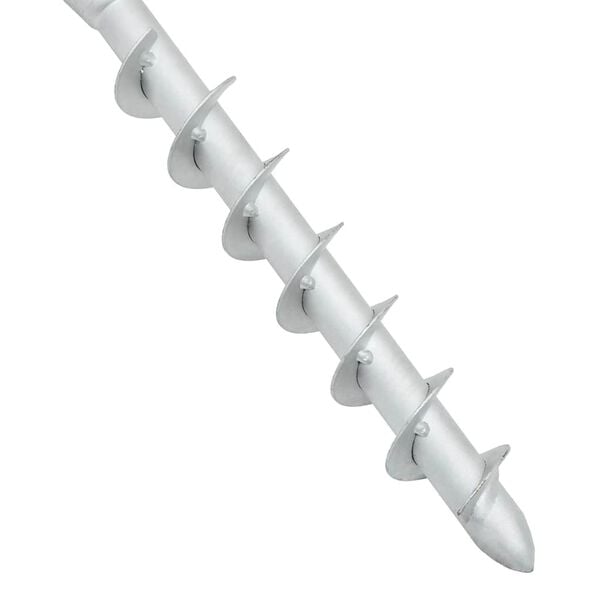 vidaXL Parasolvoet voor in de grond met stang 16x16x52 cm staal