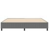 vidaXL Platform bedframe Lichtgrijs 200 x 200 cm Stof