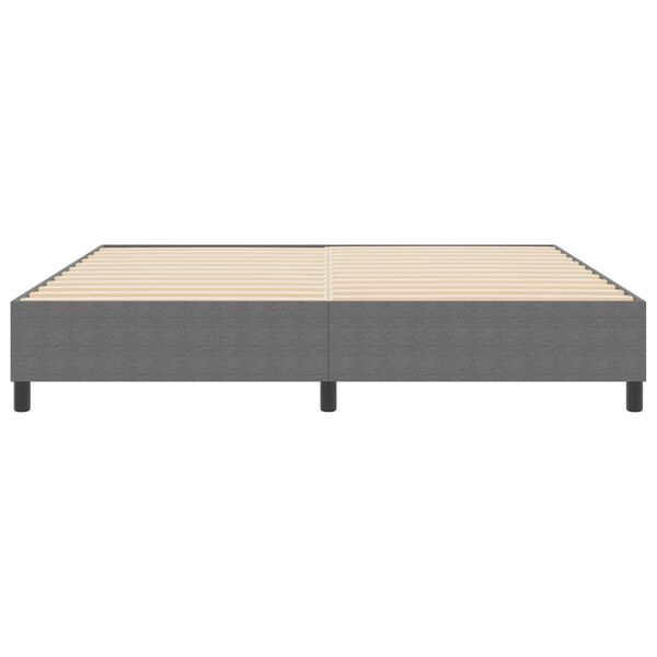 vidaXL Platform bedframe Lichtgrijs 200 x 200 cm Stof