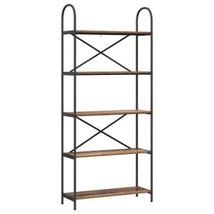 vidaXL Boekenkast Oudhout 80 x 30 x 183 cm Bewerkt hout