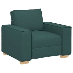 vidaXL Sofa Stoel Donkergroen 100x78x84 cm Stof