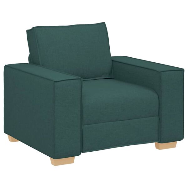 vidaXL Sofa Stoel Donkergroen 100x78x84 cm Stof