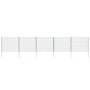 vidaXL Schuttingset 77,5x64 cm groen