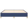 vidaXL Boxspring bed stof blauw 180x200 cm