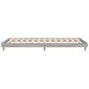 vidaXL Bedframe bewerkt hout grijs sonoma eikenkleurig 90x190 cm