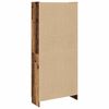 vidaXL Hoge kast 82,5x30,5x185 cm bewerkt hout oud houtkleurig