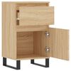 vidaXL Dressoir 40x35x70 cm bewerkt hout sonoma eikenkleurig