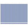 vidaXL Inklapbaar Zonnescherm Blauw en Wit 400 &times; 300 cm
