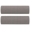 vidaXL Sierkussens 2 st 15x50 cm stof taupe