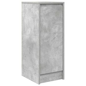vidaXL Dressoir 29,5x34x76 cm bewerkt hout betongrijs