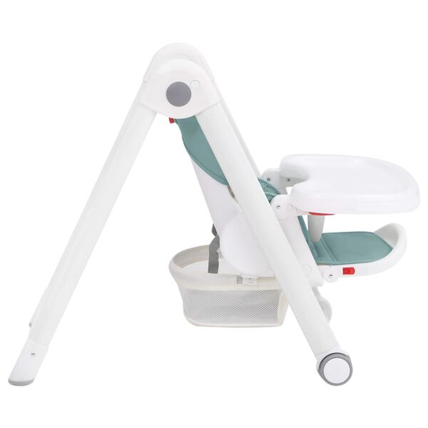 vidaXL Kinderstoel aluminium turquoise