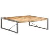 vidaXL Salontafel 120x120x40 cm ruw mangohout