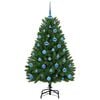 vidaXL Kunstkerstboom met 150 LED Groen 150 cm PVC en Metaal