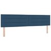 vidaXL Boxspringbed met matras met matras Blauw 200 x 200 cm Stof
