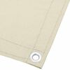 vidaXL Balkonscherm 120x700 cm 100% oxford polyester cr&egrave;mekleurig
