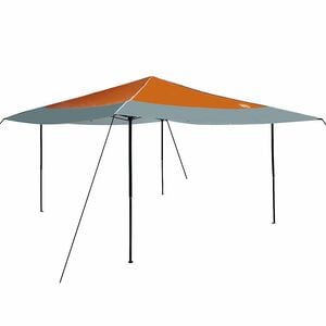 vidaXL Luifeltent 395 x 395 x 251 cm Oranje Stof